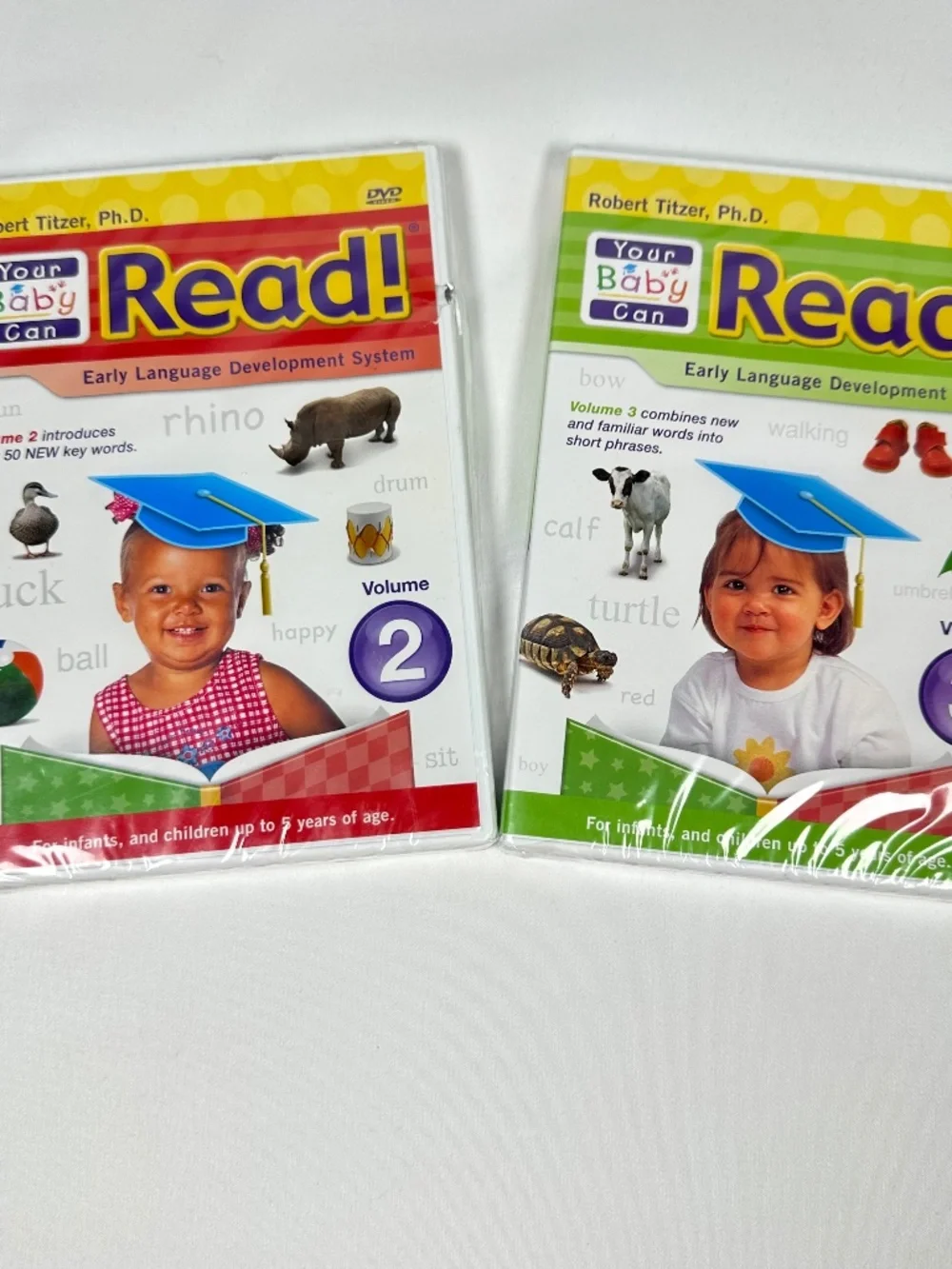 Your Baby Can Read Volume 2 & 3, Early Language Development System New DVD